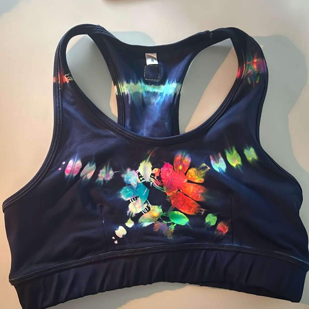 Zumba Tie Dye Sports Bra.